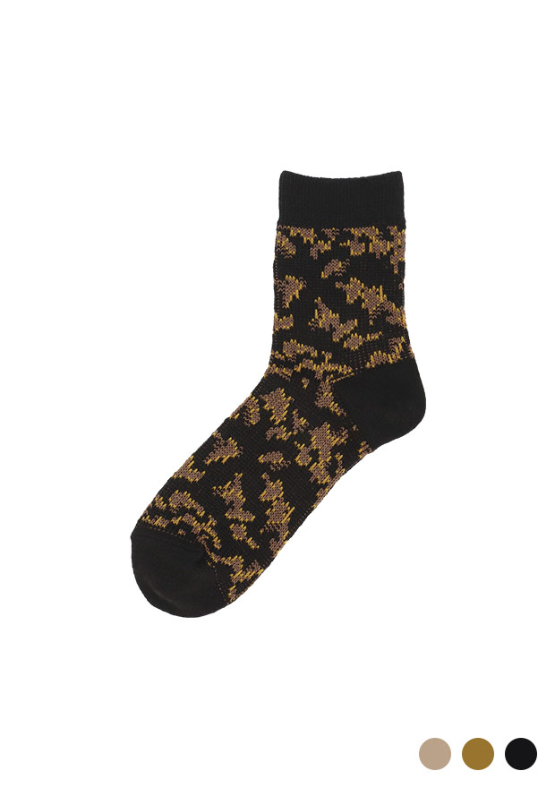 フェイクレオパード クルー 3098-502