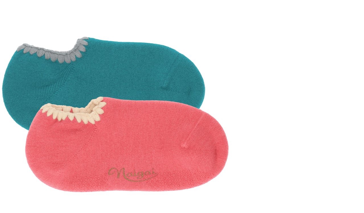 Ladies　足底滑り止め付き ハマグリパイルソックス