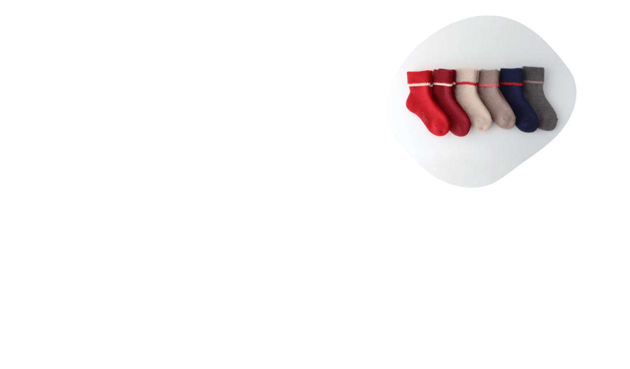 Ladies　折り返しハマグリパイルソックス