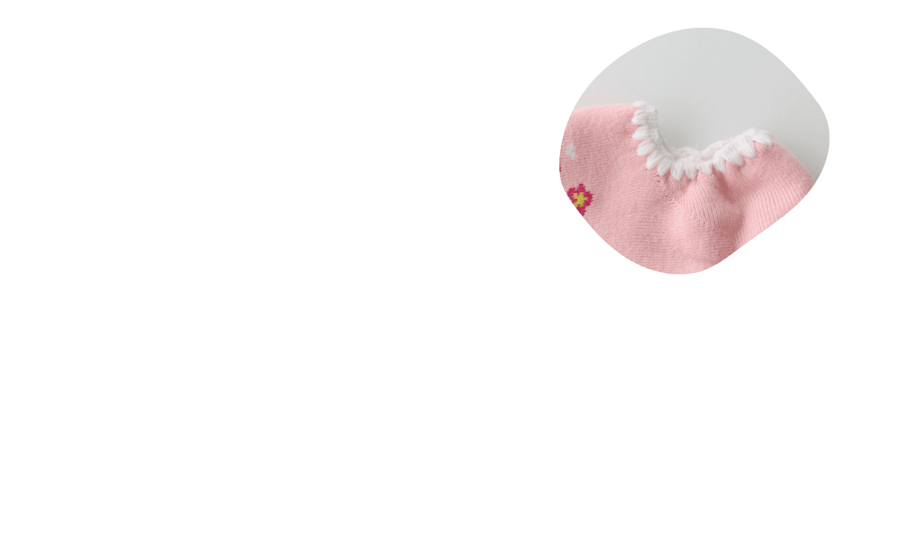 サンリオキャラクターズコラボ　カオハナハローキティ　ハマグリパイルソックス