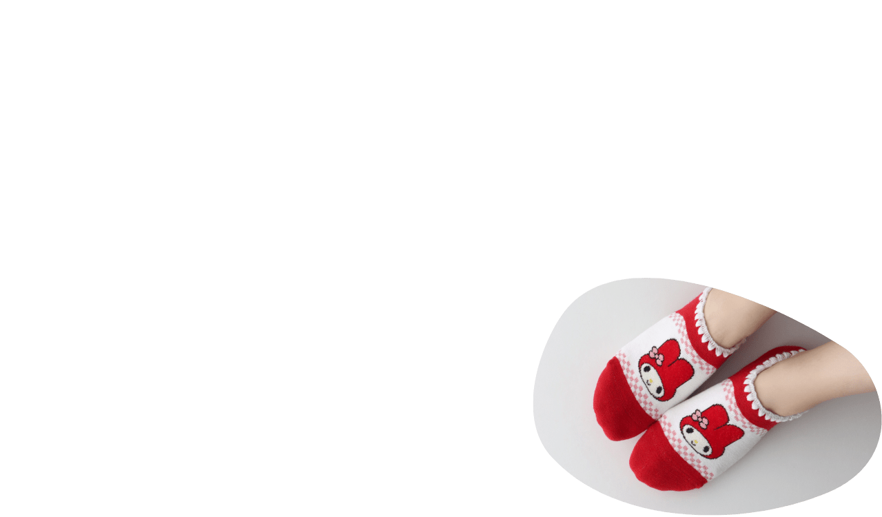 サンリオキャラクターズコラボ　マイメロディギンガムフェイス　ハマグリパイル