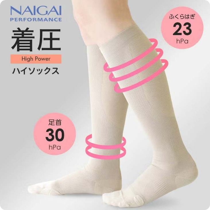 高い機能性とバランスのいい着圧具合が人気