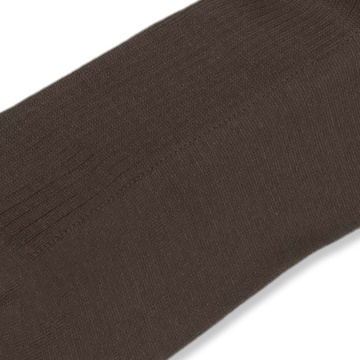 DAKSダックス日本製綿100％ワンポイントロゴ刺繍リブハイソックスロングホーズメンズプレゼント贈答ギフト02502950