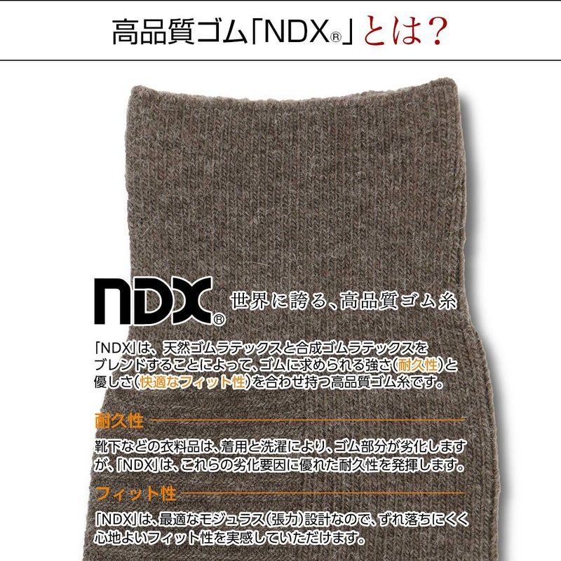 NAIGAITRADITIONALナイガイF&H（エフアンドエイチ）部位で編み方を変えたトリプルニット《カシミヤ混》メンズハイソックス靴下男性メンズプレゼント贈答ギフトバレンタイン2271-408