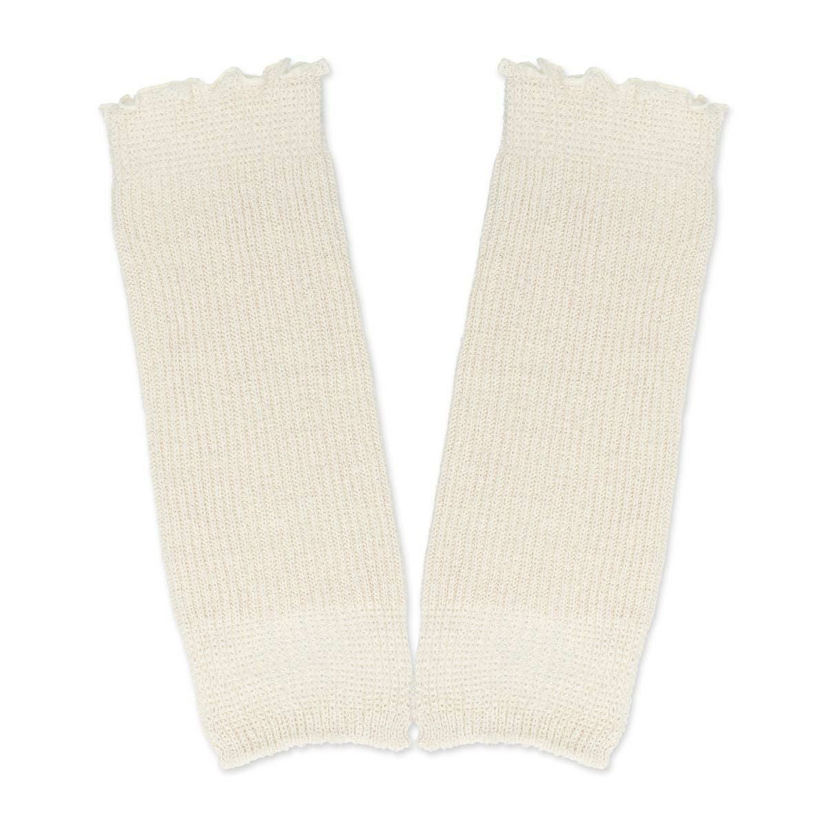 NAIGAI COMFORT シルク100％ レッグウォーマー シルク紬糸 レディース