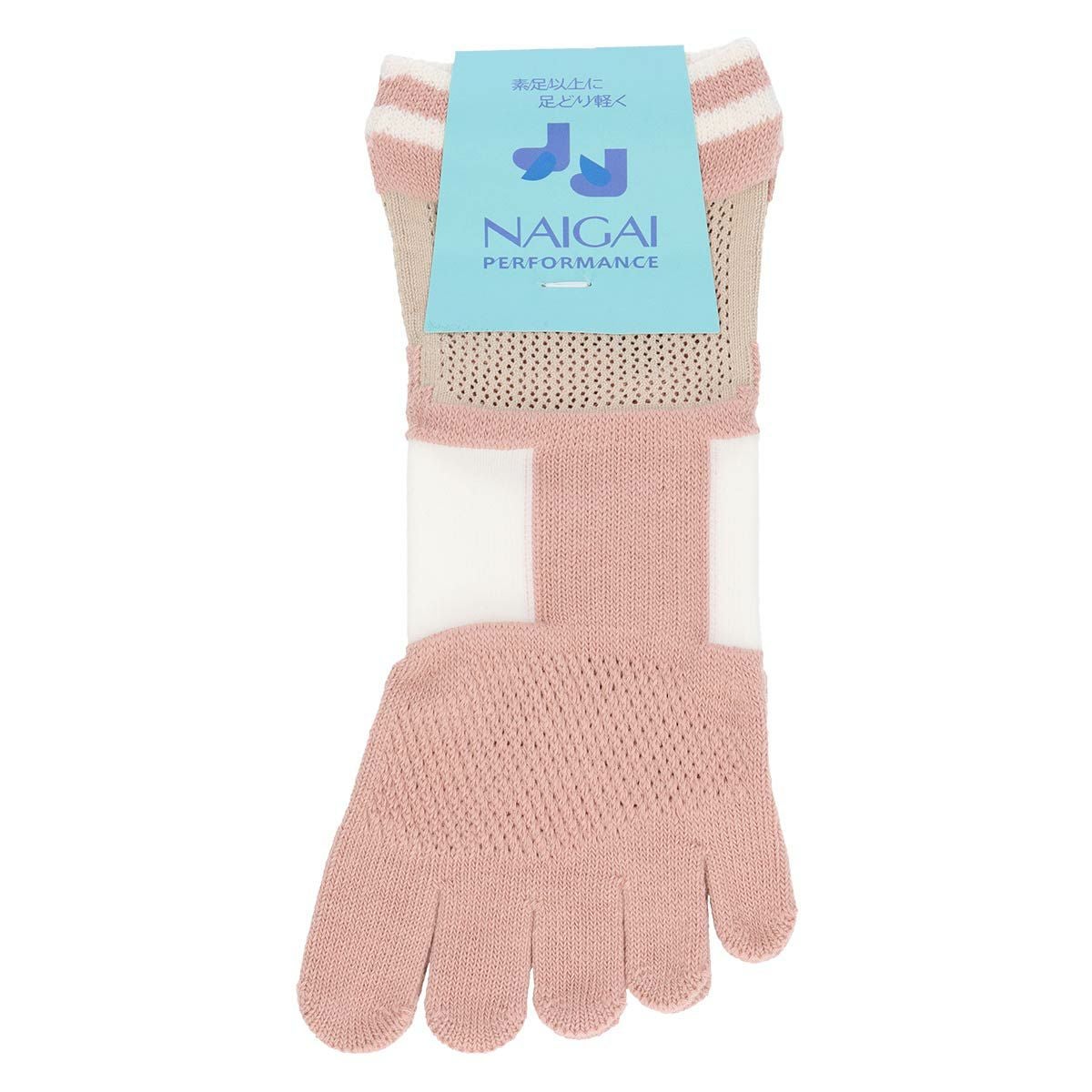 新品　ナイガイ　5本指ソックス　靴下 NAIGAI COMFORT シルク混 5本指ソックス はきくちソフト 3D親指