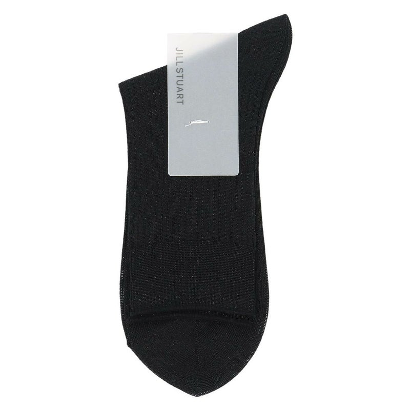 JILLSTUARTジルスチュアート日本製シアーシャイニーリブクルー丈レディースソックス靴下女性婦人プレゼントギフト03145427