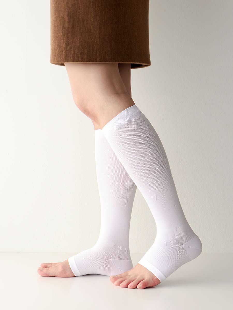 ≪WEB限定≫ NAIGAI 着圧ソックス 市販最強クラス オープントゥ 段階