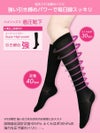 着圧ソックス段階圧力設計強圧・ふくらはぎ30hPa足首40hPa（30mmHg）当店オリジナルGLANAGEレディスソックス靴下3953-001