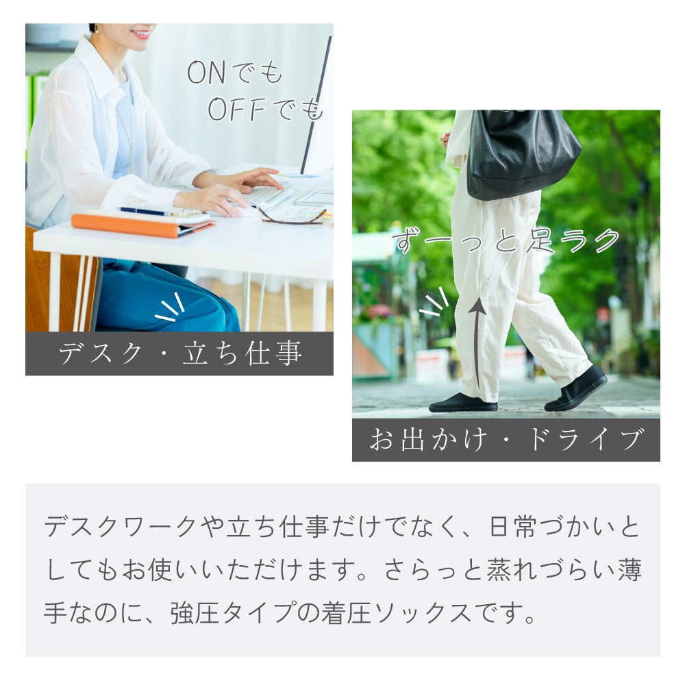 ≪WEB限定≫NAIGAI 着圧ソックス市販最強クラス 段階圧力設計 強圧