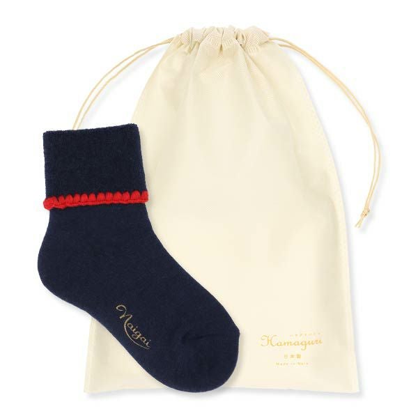 ハマグリ 折り返し ルームソックス ホームカバー 室内用 【365日最短