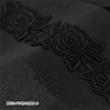 HARDYAMIESハーディエイミス日本製綿混ツイル胸元バラ柄刺繍後結びロングレディースエプロン70200738