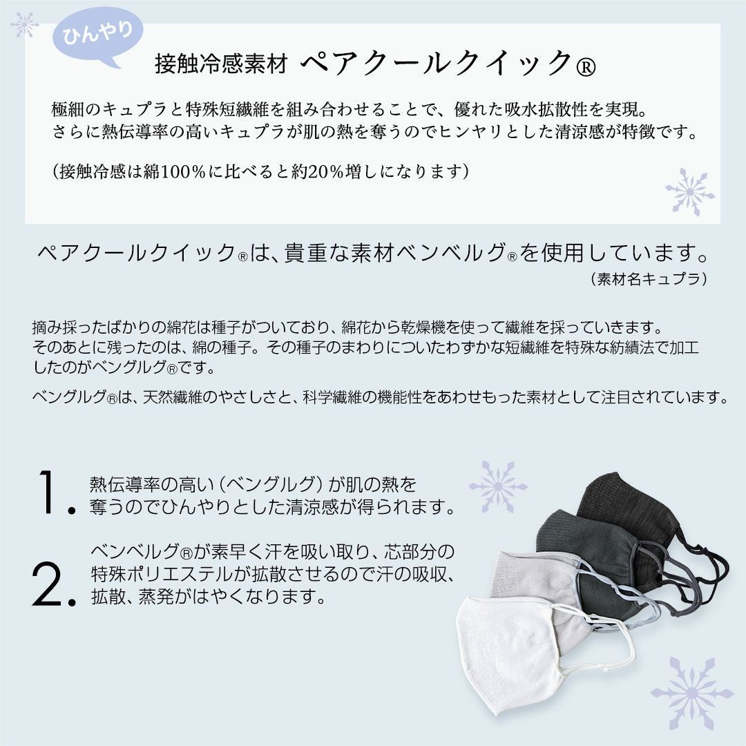 日本製ひんやり接触冷感素材マスク靴下の編み機で作った肌に優しいニットマスクポリジン加工（抗菌防臭加工）洗えるマスクぴったりフィット男女兼用ユニセックスゆうパケット（ポスト投函）全国220円8780-0003