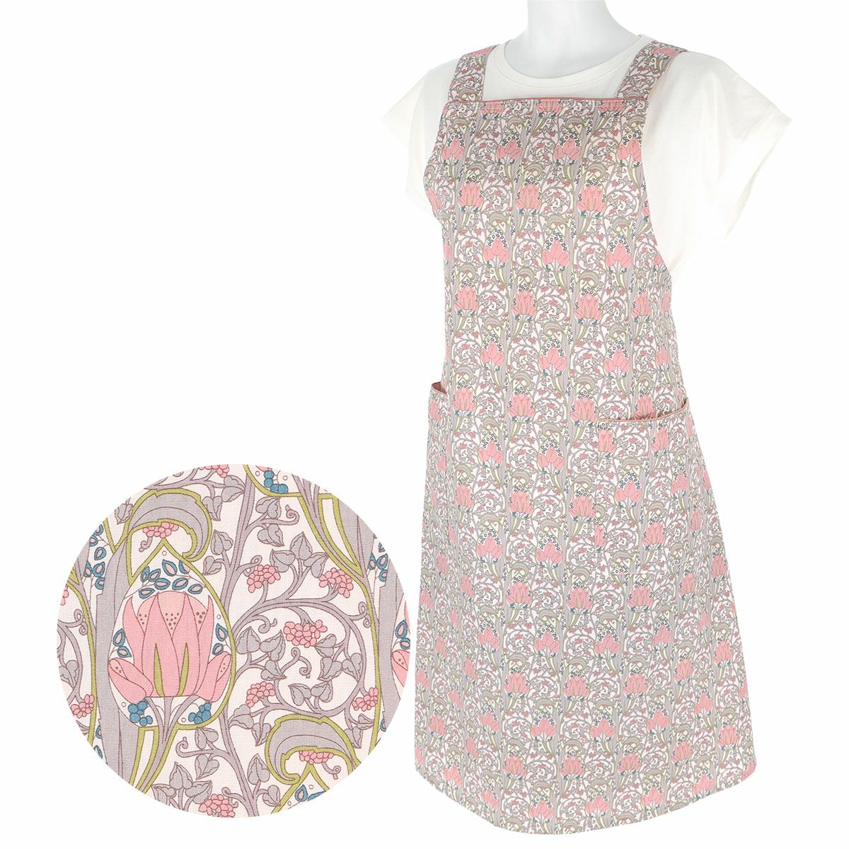 LICIE MADE WITH LIBERTY FABRIC リバティプリント イスミニ 綿100％後