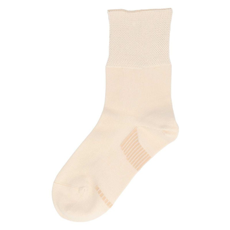 ナイガイみんなのくつしたユニバーサルデザインソックスオーガニックコットン混日本製「ふんわりガーゼタイプ」クルー丈90300001母の日プレゼントギフト