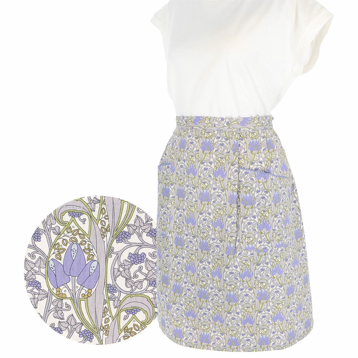 LICIE MADE WITH LIBERTY FABRIC リバティプリント イスミニ 綿100