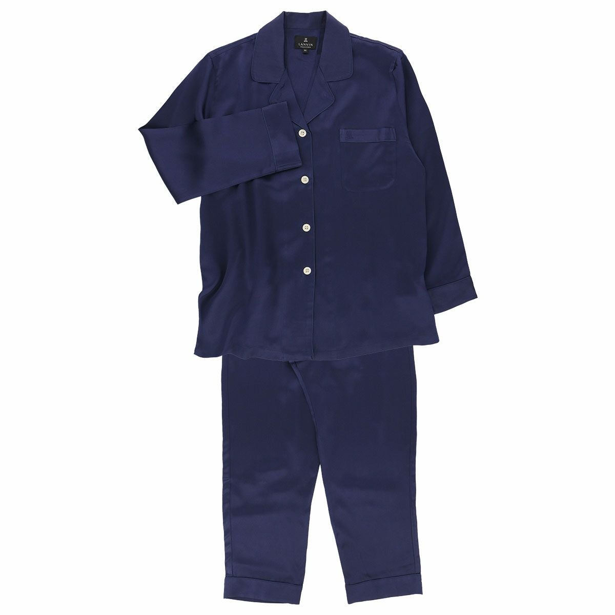 新品　ランバン　LANVIN レディース 長袖パジャマ LLサイズ 長袖 LANVIN COLLECTION 【Lサイズ】綿100％ ふんわり柔らかい 先染め2重