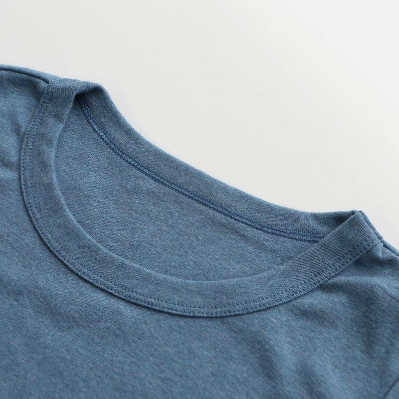 HOUSEWEARSTUDIOPLUSハウスウェアスタジオプラスONEMILEWEARワンマイルウェア日本製綿100％クル－ネック長袖Tシャツ【Mサイズ】レディース70360043