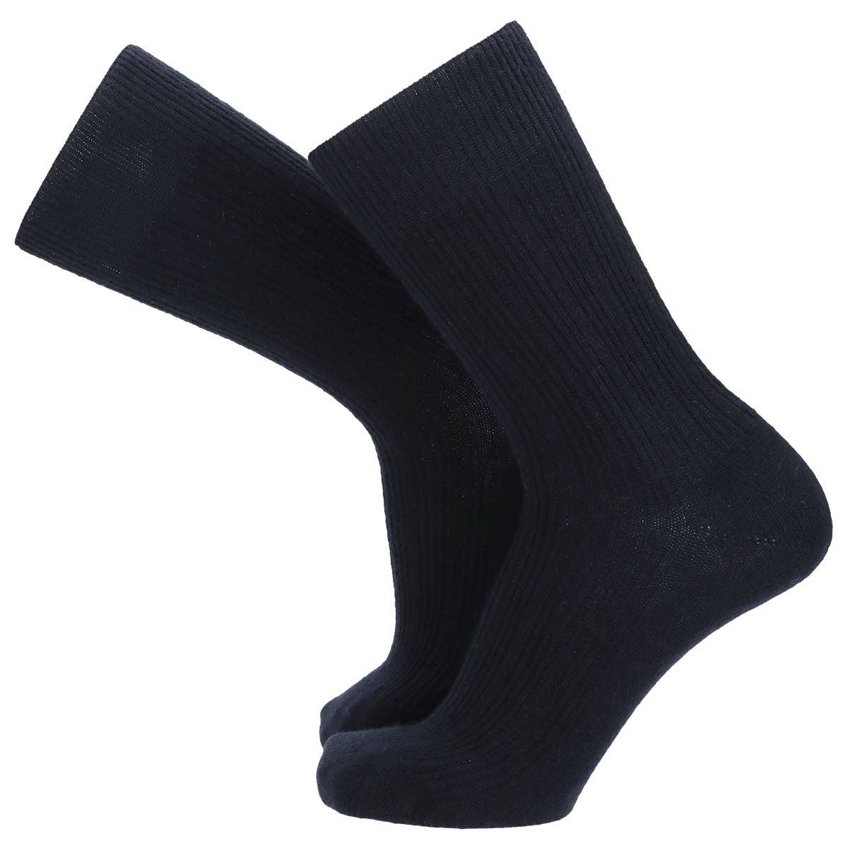 DAKS カシミヤ混 履き口ゆったり 細リブソックス クルー丈 メンズ 日本