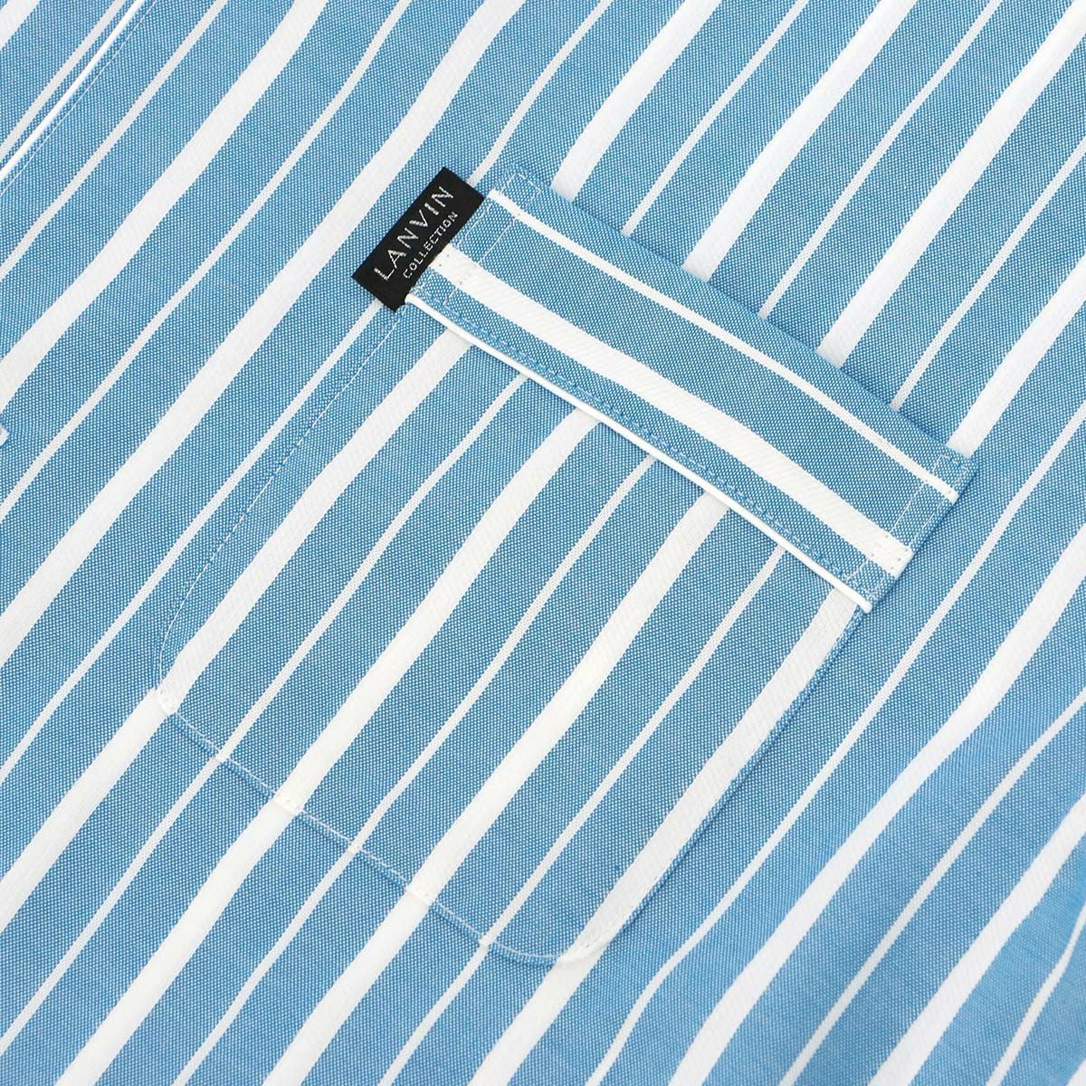 LANVINCOLLECTIONランバンコレクション【S・M・Lサイズ】織変形+ピケ先染めストライプパジャマメンズ男性紳士プレゼントギフト54420004公式ショップ正規ライセンス商品