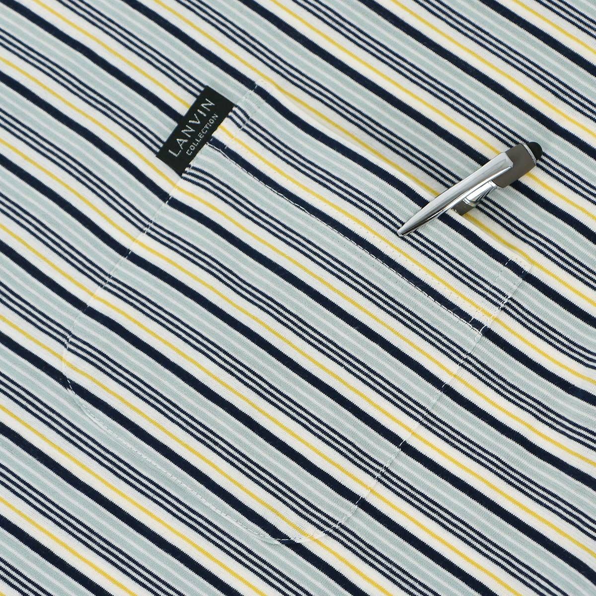 LANVINCOLLECTIONランバンコレクション【M・Lサイズ】ハーフ強撚天竺ボーダー/無地パジャマメンズ男性紳士プレゼントギフト54422018公式ショップ正規ライセンス商品