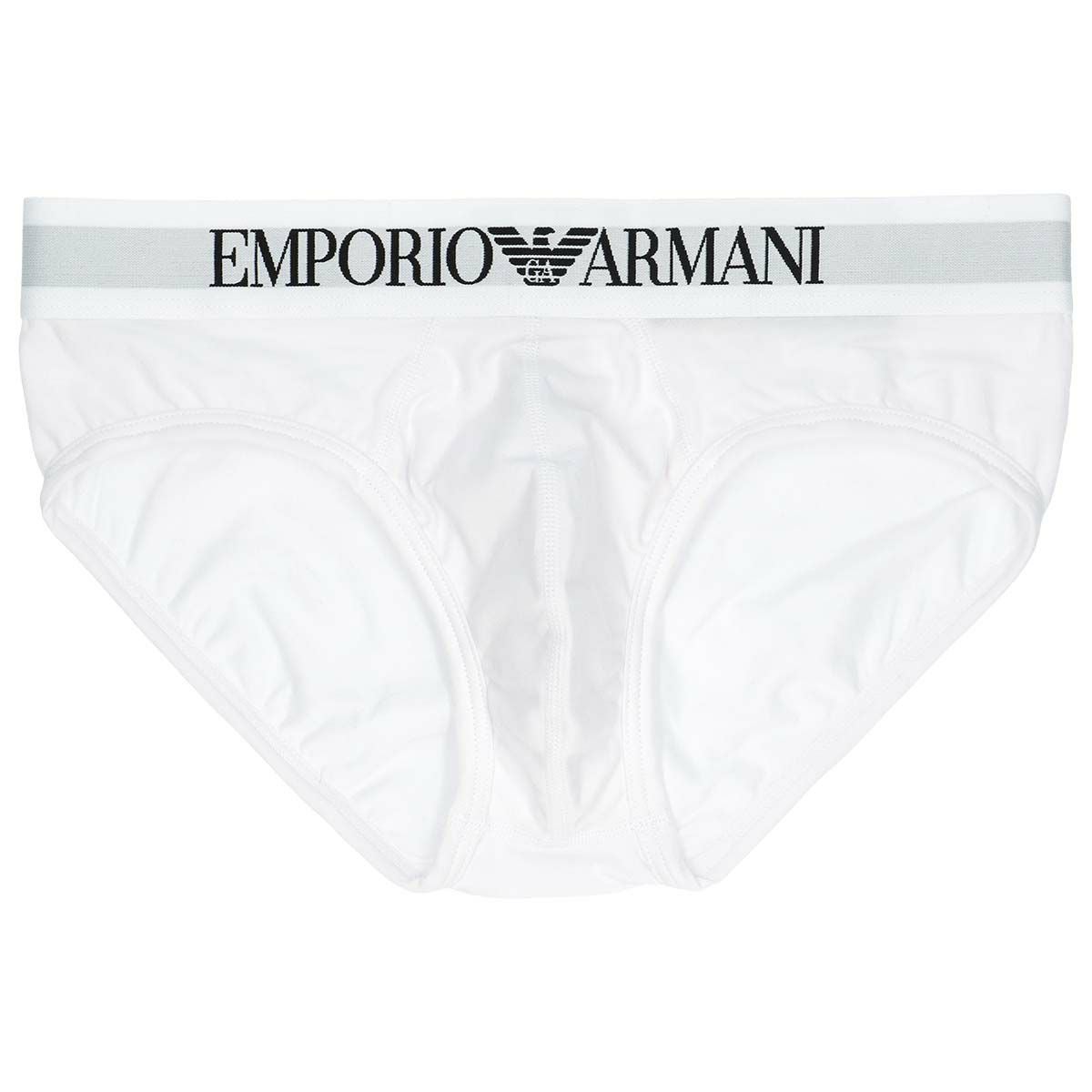 EMPORIO ARMANI ICONIC LOGOBAND STRETCH COTTON BRIEF アイコニック