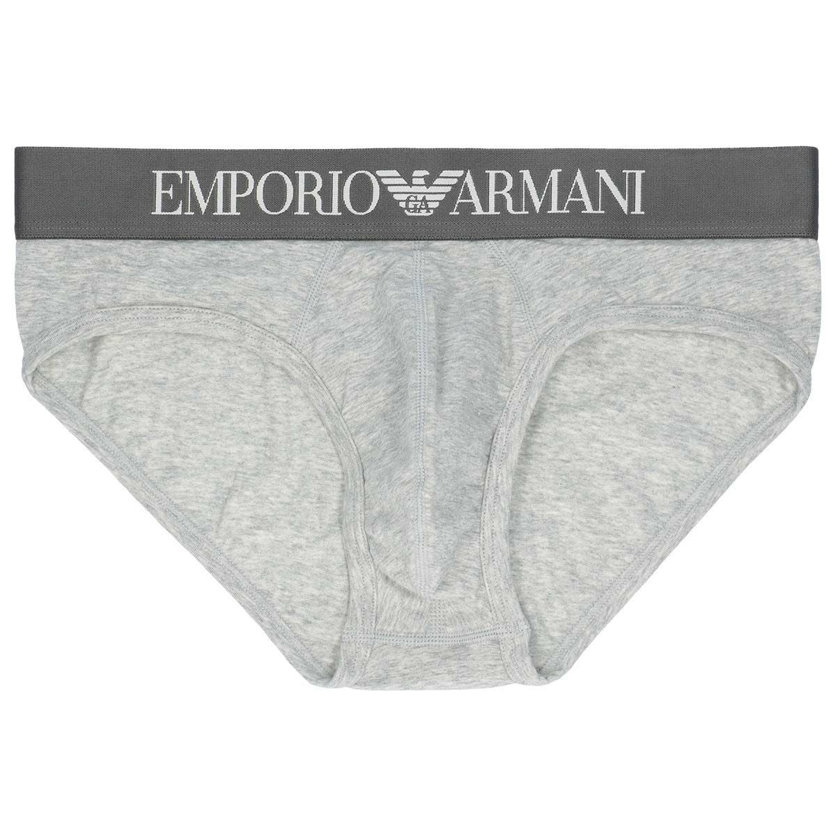EMPORIO ARMANI ICONIC LOGOBAND STRETCH COTTON BRIEF アイコニック