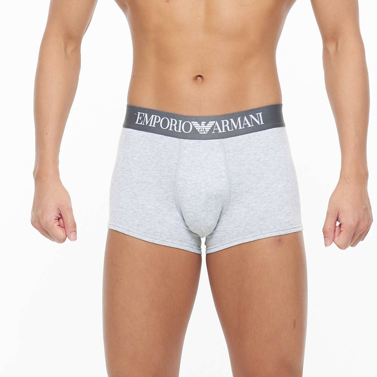 EMPORIO ARMANI ICONIC LOGOBAND STRETCH COTTON TRUNK アイコニック