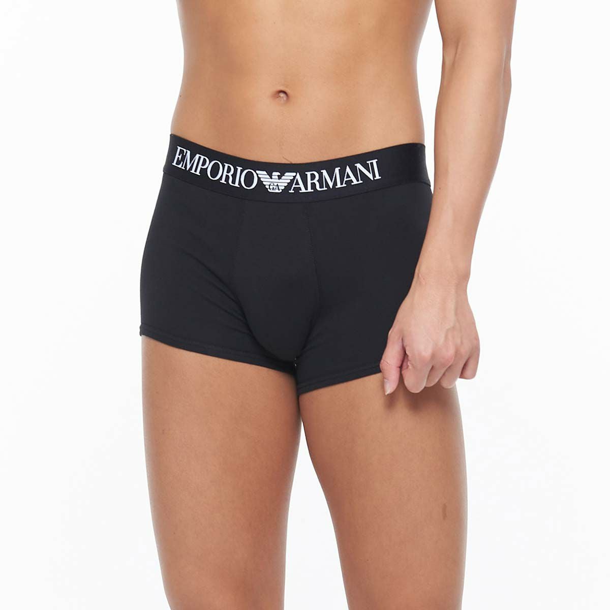 EMPORIO ARMANI スイムウェア ボクサーパンツ 48 EMPORIO ARMANI ICONIC LOGOBAND STRETCH COTTON TRUNK アイコニック