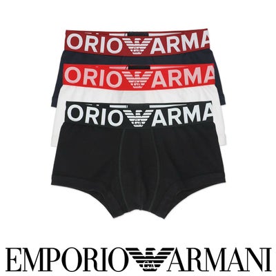 EMPORIOARMANIエンポリオアルマーニMEGALOGOTRUNKメガロゴボクサーパンツEUサイズ男性メンズプレゼント贈答ギフト54051689公式ショップ正規ライセンス商品