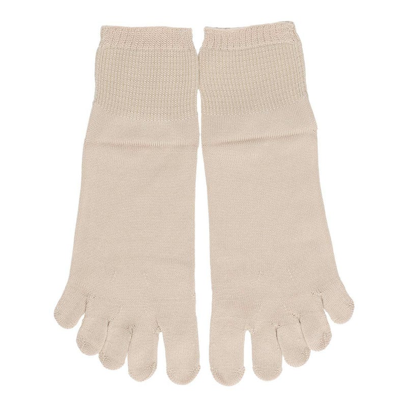 NAIGAICOMFORTナイガイコンフォートはきくちソフト3D親指セパレートシルク混5本指ショート丈ソックスレディース女性婦人プレゼントギフト03022255