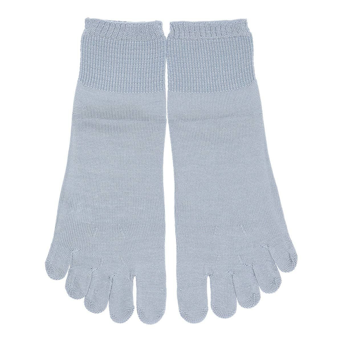 NAIGAI COMFORT シルク混 5本指ソックス はきくちソフト 3D親指