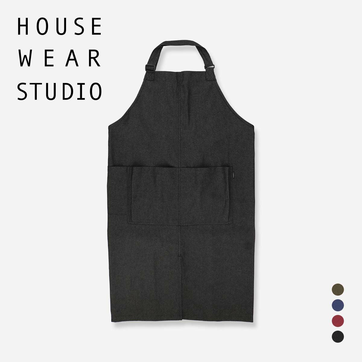HOUSE WEAR STUDIO ハウスウェアスタジオ 首掛け 前結び エプロン
