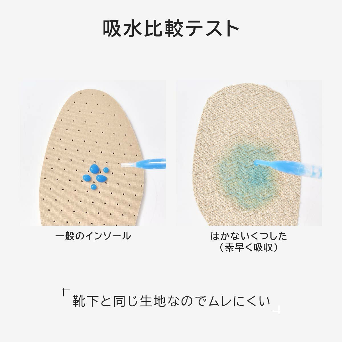 新しい靴下 はかない靴下 足に履かずに靴に装着 インソール