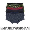 EMPORIOARMANIエンポリオアルマーニCLASSICPATTERNMIXクラシックパターンミックスボクサーパンツブランドコットン綿前閉じEUサイズ男性メンズプレゼント贈答ギフト54075049公式ショップ正規ライセンス商品