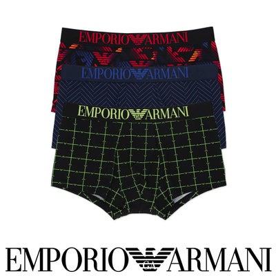 EMPORIOARMANIエンポリオアルマーニTRUNKMICROFIBERロゴバンドボクサーパンツ前閉じパンツEUサイズ男性メンズアンダーウェア下着プレゼント無料ラッピング贈答ギフト54075350公式ショップ正規ライセンス商品