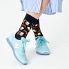 HappySocksハッピーソックスBeerAndSausage（ビールアンドソーセージ）クルー丈綿混ソックス靴下ユニセックスメンズ＆レディスプレゼント贈答ギフト10211018