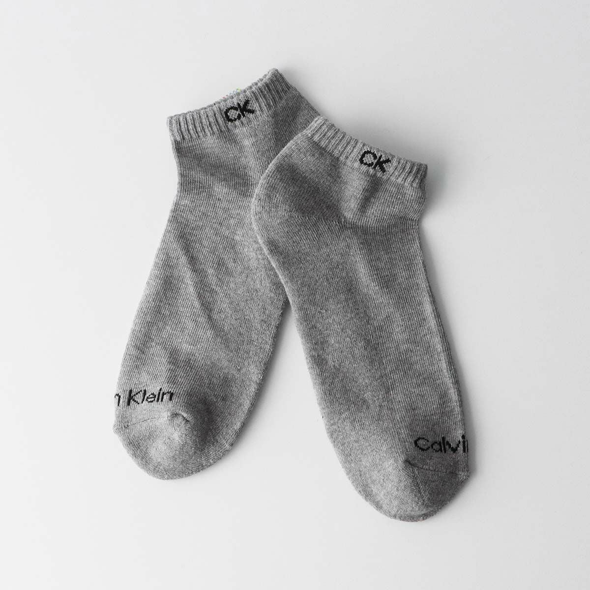 Calvin Klein 【3足セット】抗菌防臭 足底パイル スニーカー丈ソックス