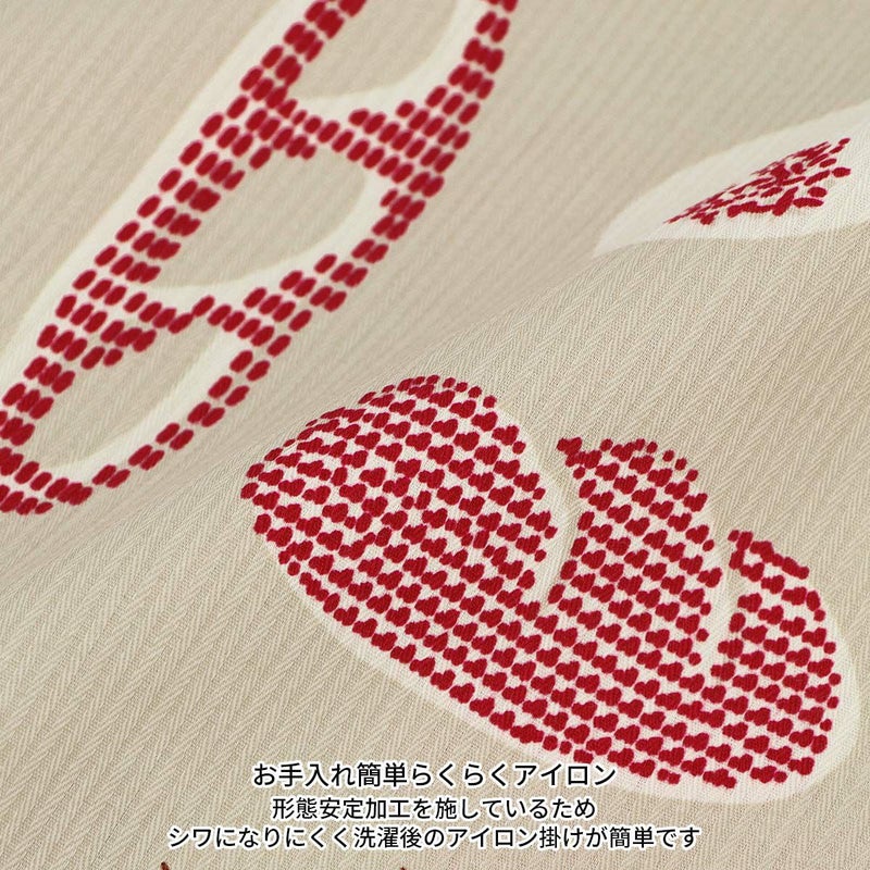 HOUSEWEARSTUDIOハウスウェアスタジオ形態安定加工綿100％薄手ヘリンボンブレッド柄後結びロングレディースエプロン70372190