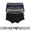 EMPORIOARMANIエンポリオアルマーニTRUNKMICROFIBERロゴバンドボクサーパンツ前閉じパンツEUサイズ男性メンズアンダーウェア下着プレゼント無料ラッピング贈答ギフト54075350公式ショップ正規ライセンス商品