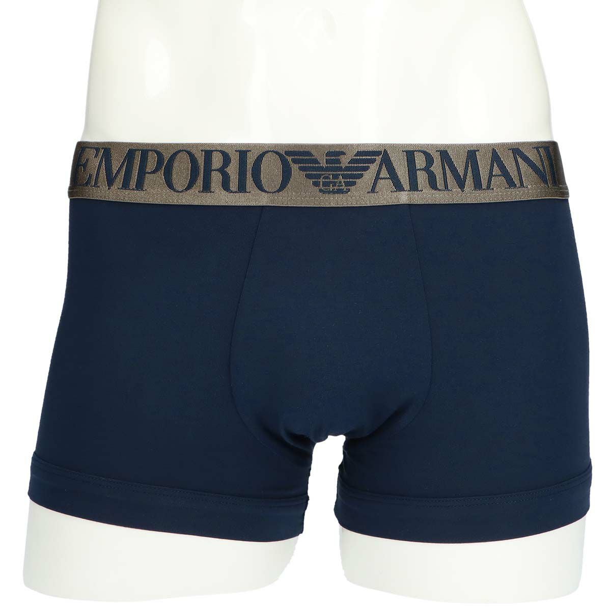 51%OFF EMPORIO ARMANI ICONIC TRUNK ロゴバンド ボクサーパンツ 前