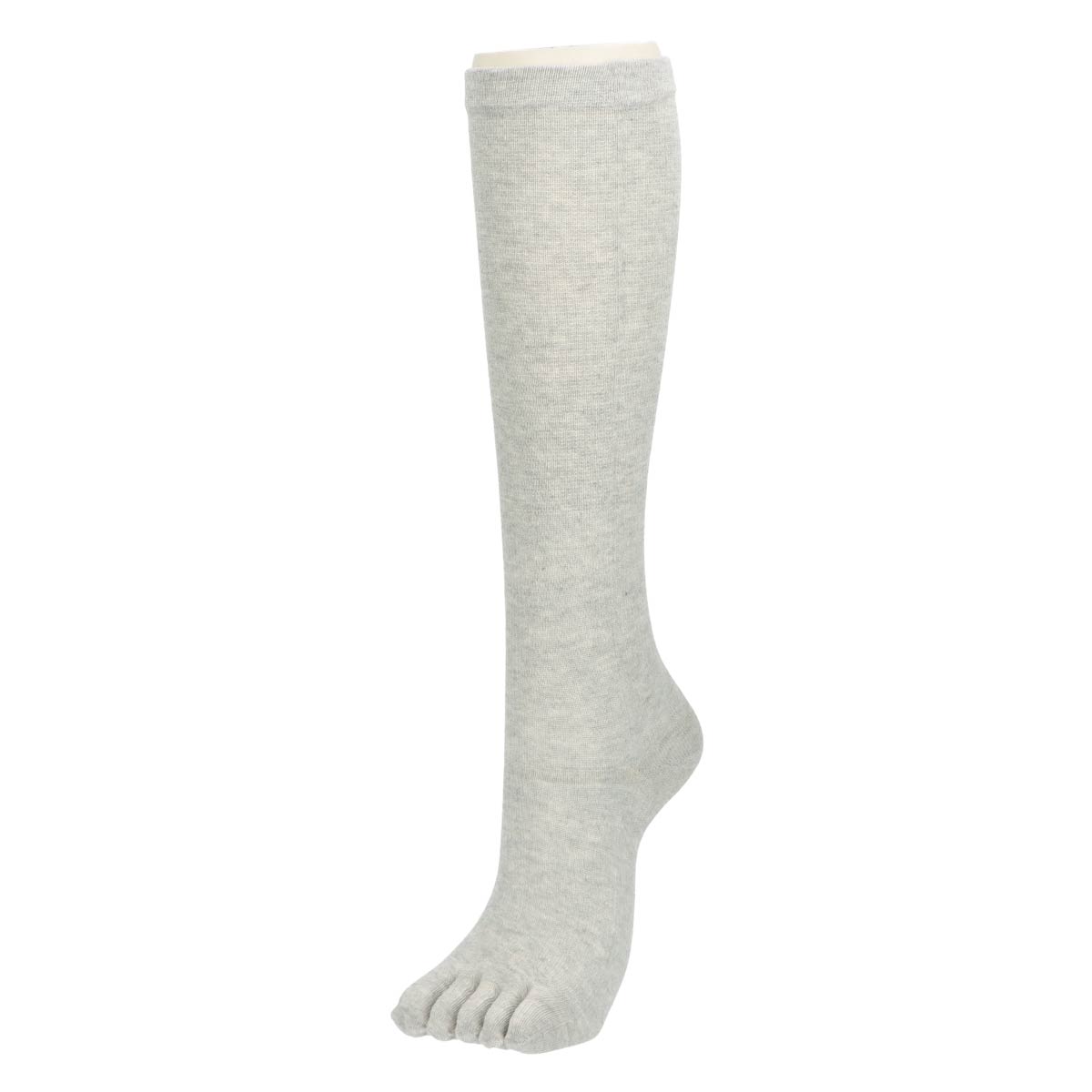 NAIGAI COMFORT 5本指 着圧ソックス ハイソックス丈 綿混 （25hPa