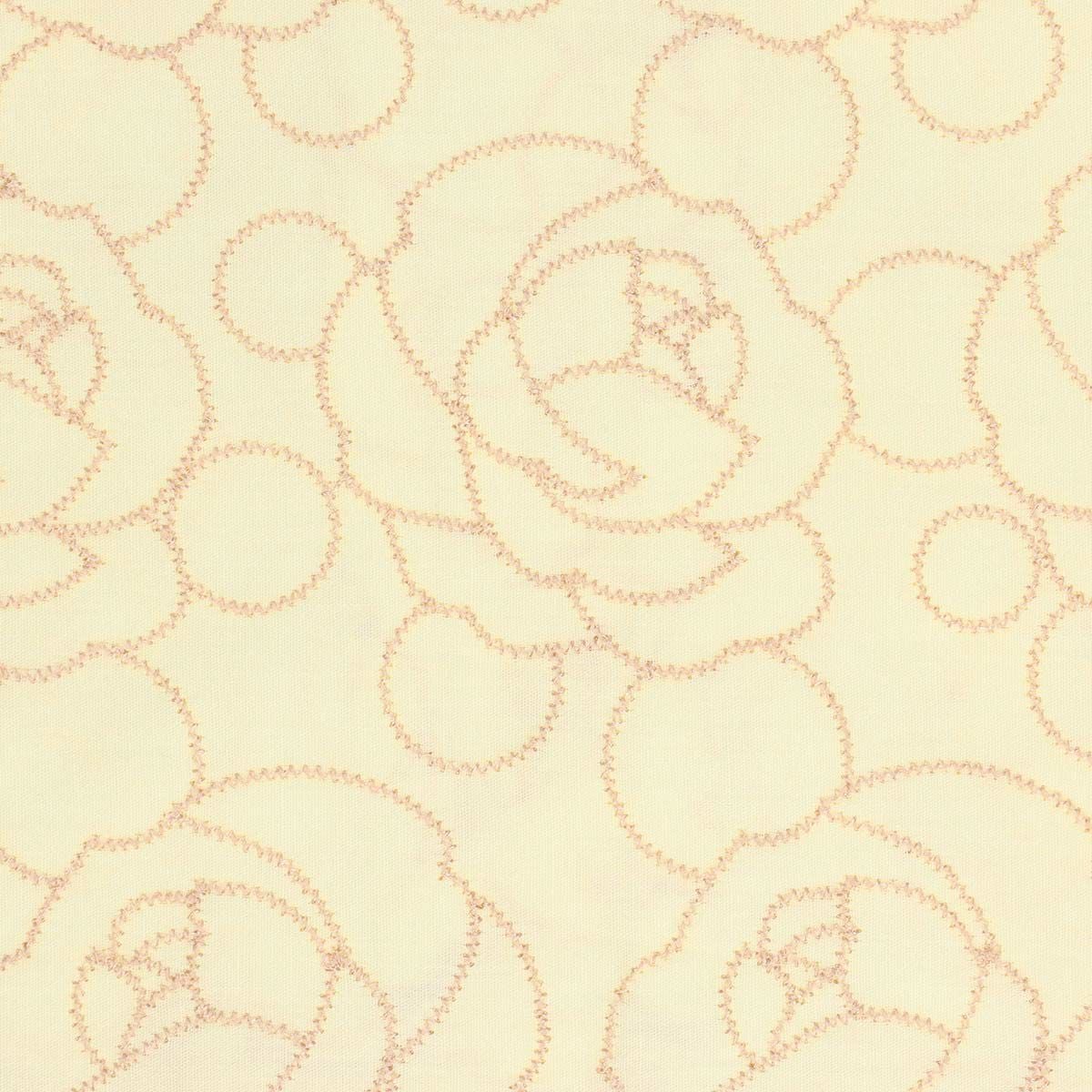 LANVINCOLLECTIONランバンコレクションエクセロンローズ柄綿100％刺繍生地後結びロングエプロンレディース70043017