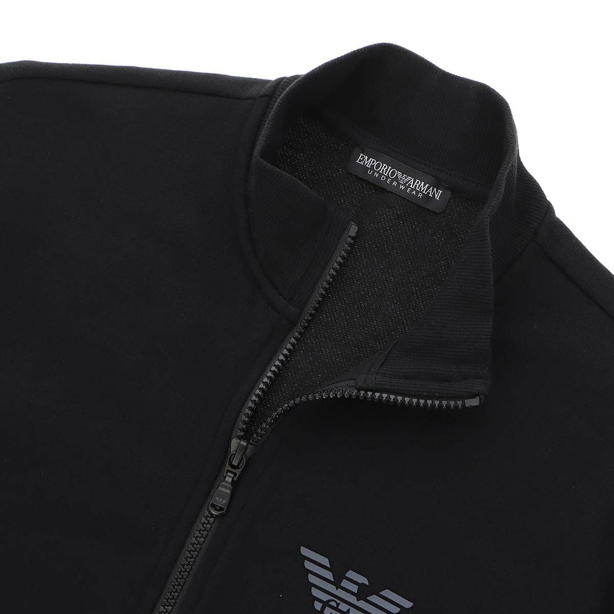 EMPORIOARMANIエンポリオアルマーニICONICTERRYアイコニックテリー上下セットフルジップ長袖メンズパジャマ部屋着ラウンジウェアEUサイズ男性メンズプレゼント無料ラッピングギフト54075717公式ショップ正規ライセンス商品