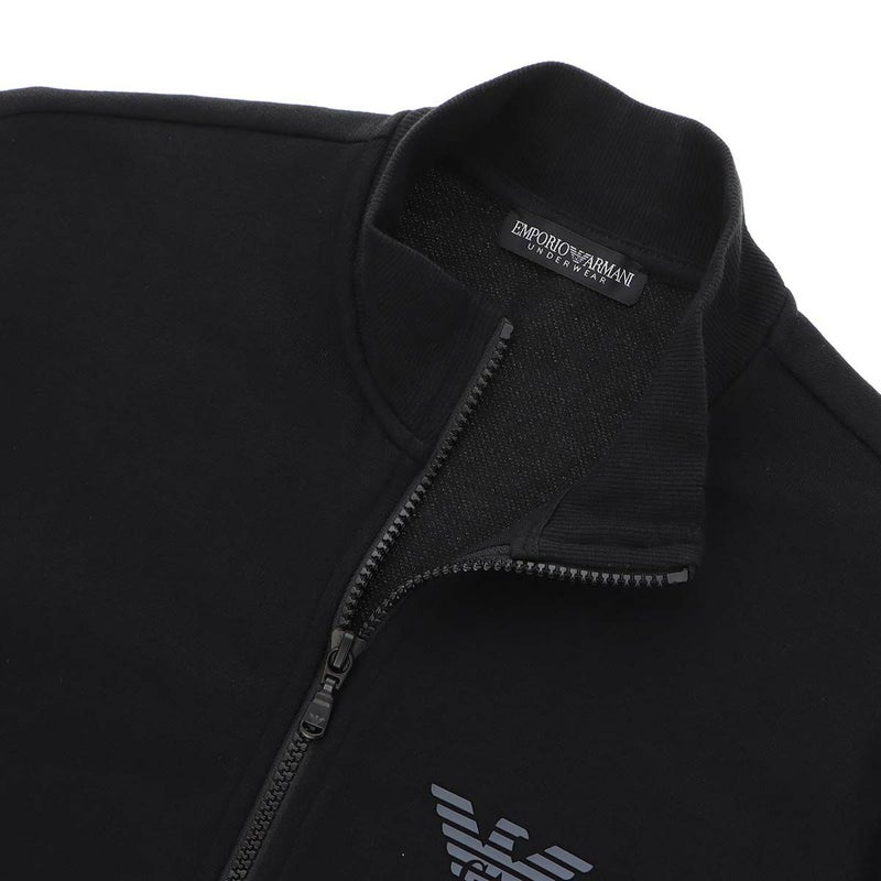 EMPORIOARMANIエンポリオアルマーニICONICTERRYアイコニックテリー上下セットフルジップ長袖メンズパジャマ部屋着ラウンジウェアEUサイズ男性メンズプレゼント無料ラッピングギフト54075717公式ショップ正規ライセンス商品