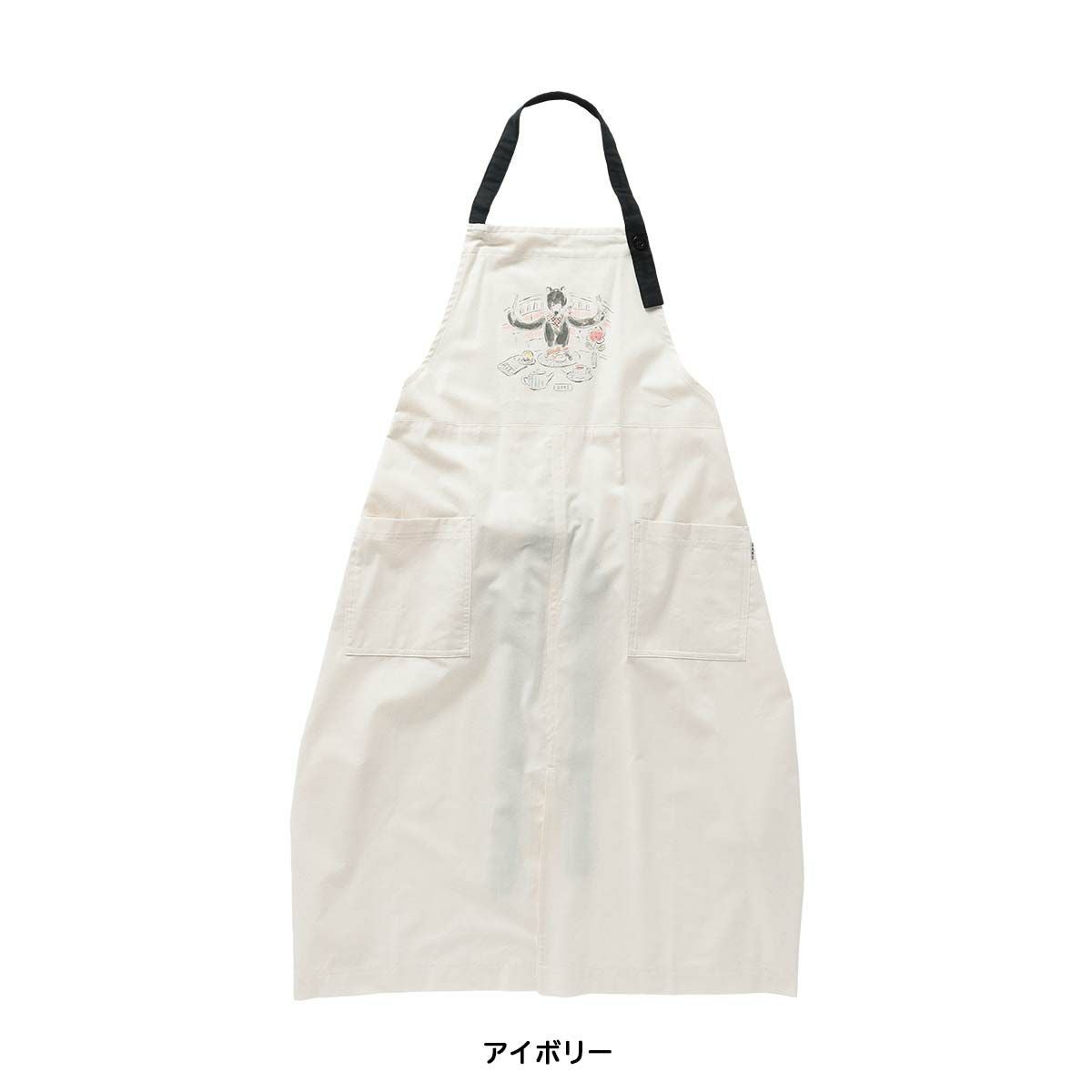 DAKS × YOCO NAGAMIYA COLLABORATION Full Breakfast柄 綿100％ 首掛け