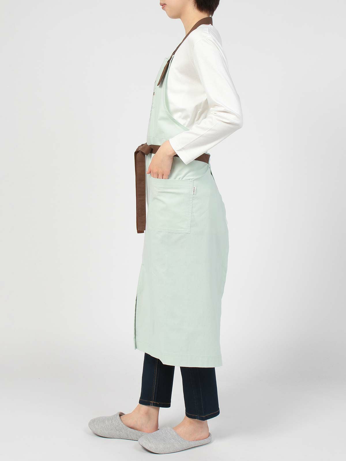 DAKS × YOCO NAGAMIYA COLLABORATION Full Breakfast柄 綿100％ 首掛け