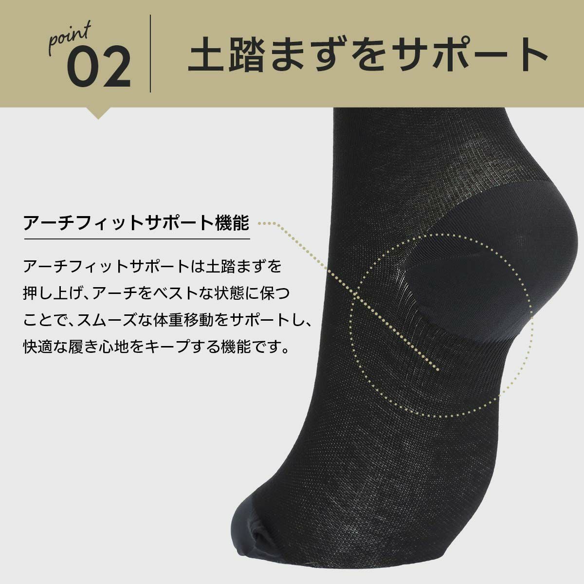 NAIGAI COMFORT 一般医療機器 着圧ソックス 段階圧力設計 足首 30hPa