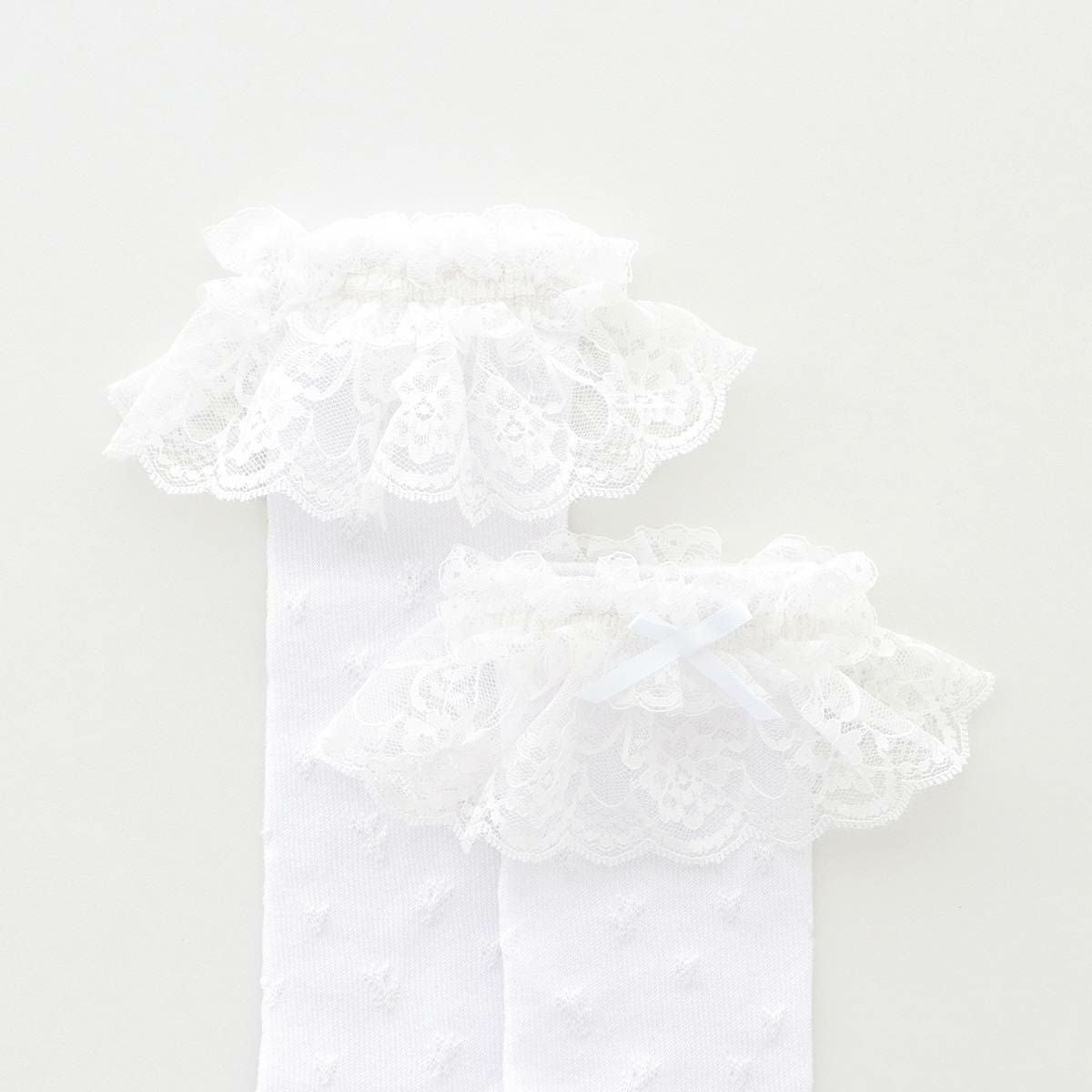 conceptコンセプトNAIGAIナイガイレースフリルハイソックスキッズ子供靴下女児プレゼントギフト04521901