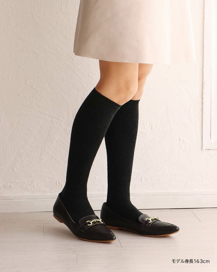 NAIGAI COMFORT 吸湿発熱素材 裏起毛あったか着圧ソックス